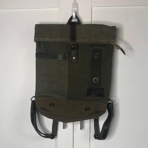 vintage addiction Handbags - VINTAGE ADDICTION Military Tent Backpack